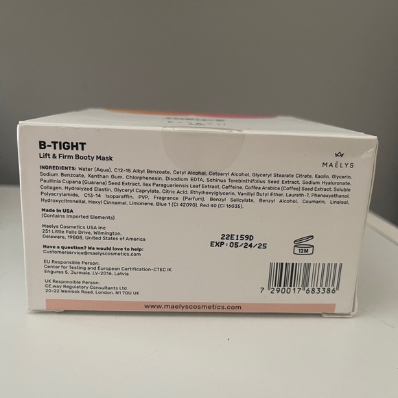 MAELYS Cosmetics B-Tight Lift & Firm Booty Mask - Picture 4 of 4
